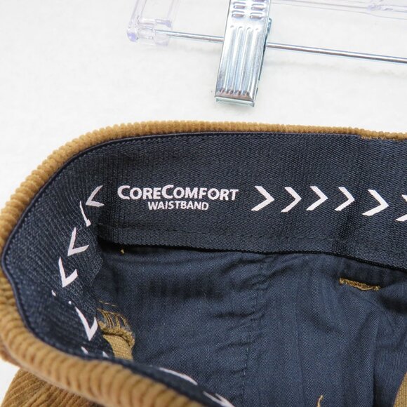 New Roundtree Yorke Pants Size 38 x 34 Brown Luxury Corduroy Stewart Classic Fit - Picture 6 of 11